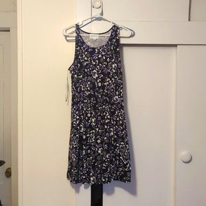 Black and floral dress